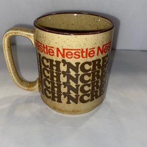 Vintage 1970s Nestlé, rich n  creamy hot cocoa mug made in Japan.